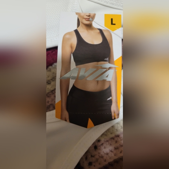 Avia Classic White Sports Bra - Picture 3 of 5